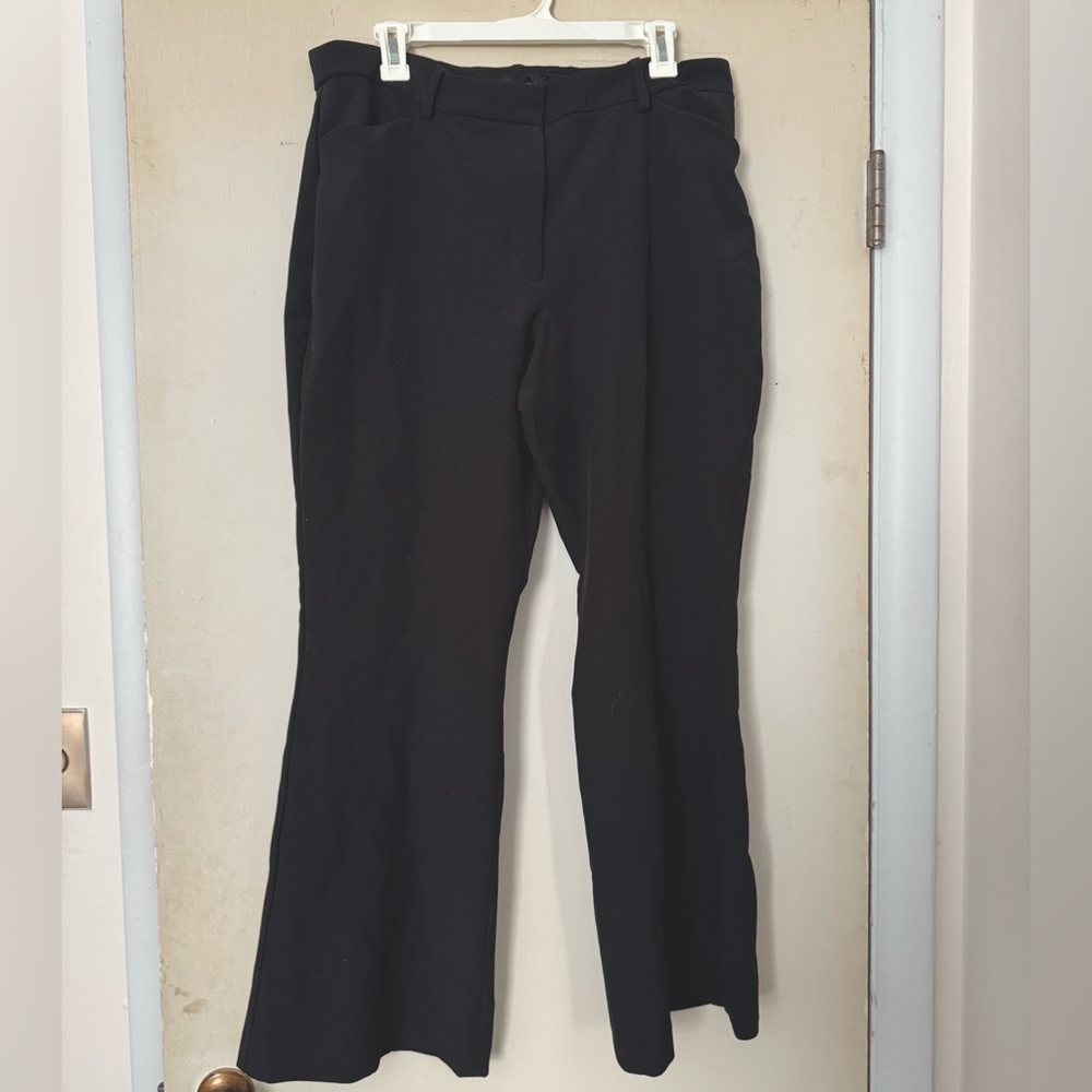 Express Black Flared Dress Pants